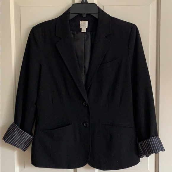 Lauren Conrad 2 Button Blazer - Black Size M - Picture 1 of 4